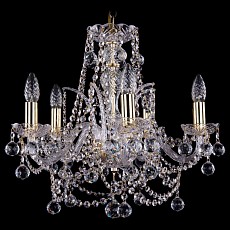 Подвесная люстра bohemia ivele crystal 1411 1411-5-160-g-balls